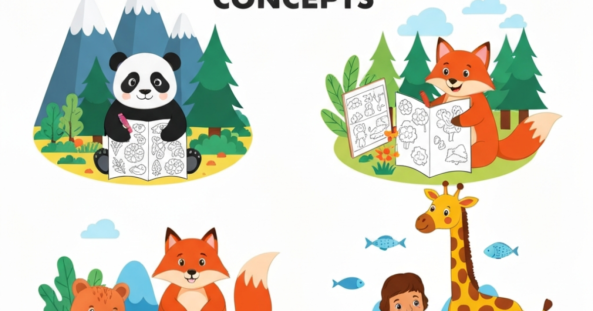 How to use animal coloring pages to teach ecology concepts