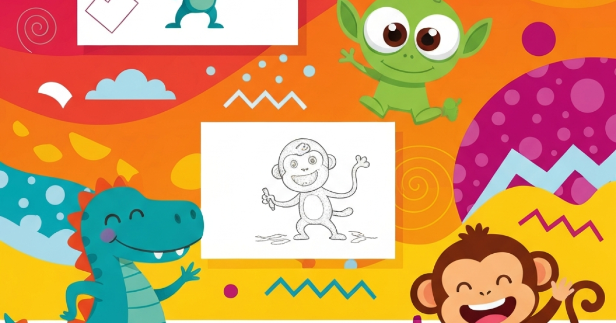 Fun ways to introduce letters and shapes through coloring