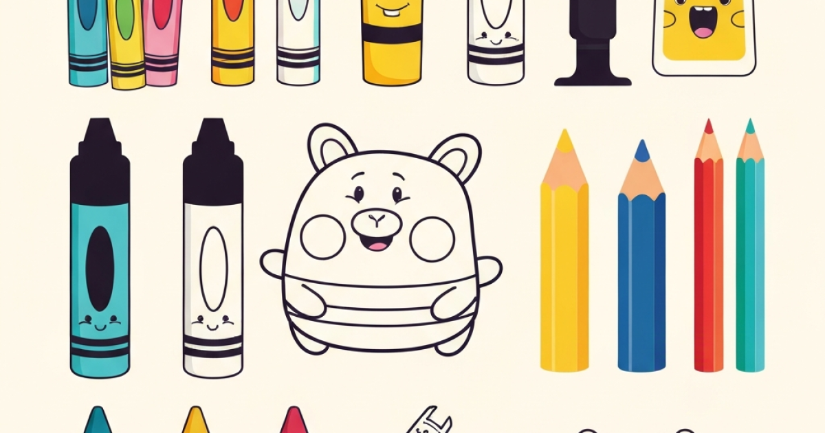 Best coloring tools for kids based on their age group