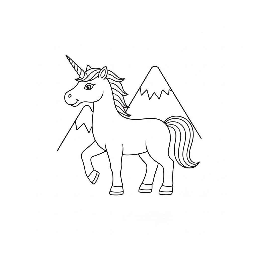 Unicorn in the Mountains