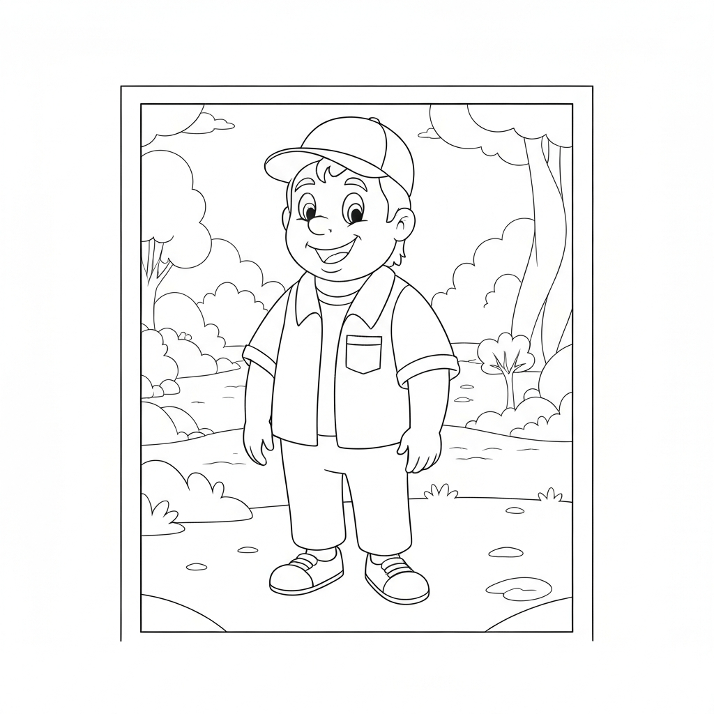 Personaggi dei cartoni animati da colorare