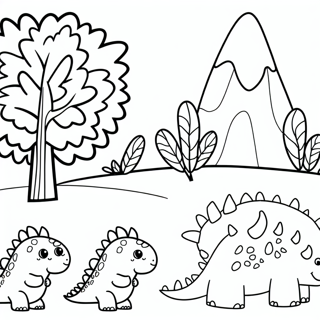 Dinosaur Scene