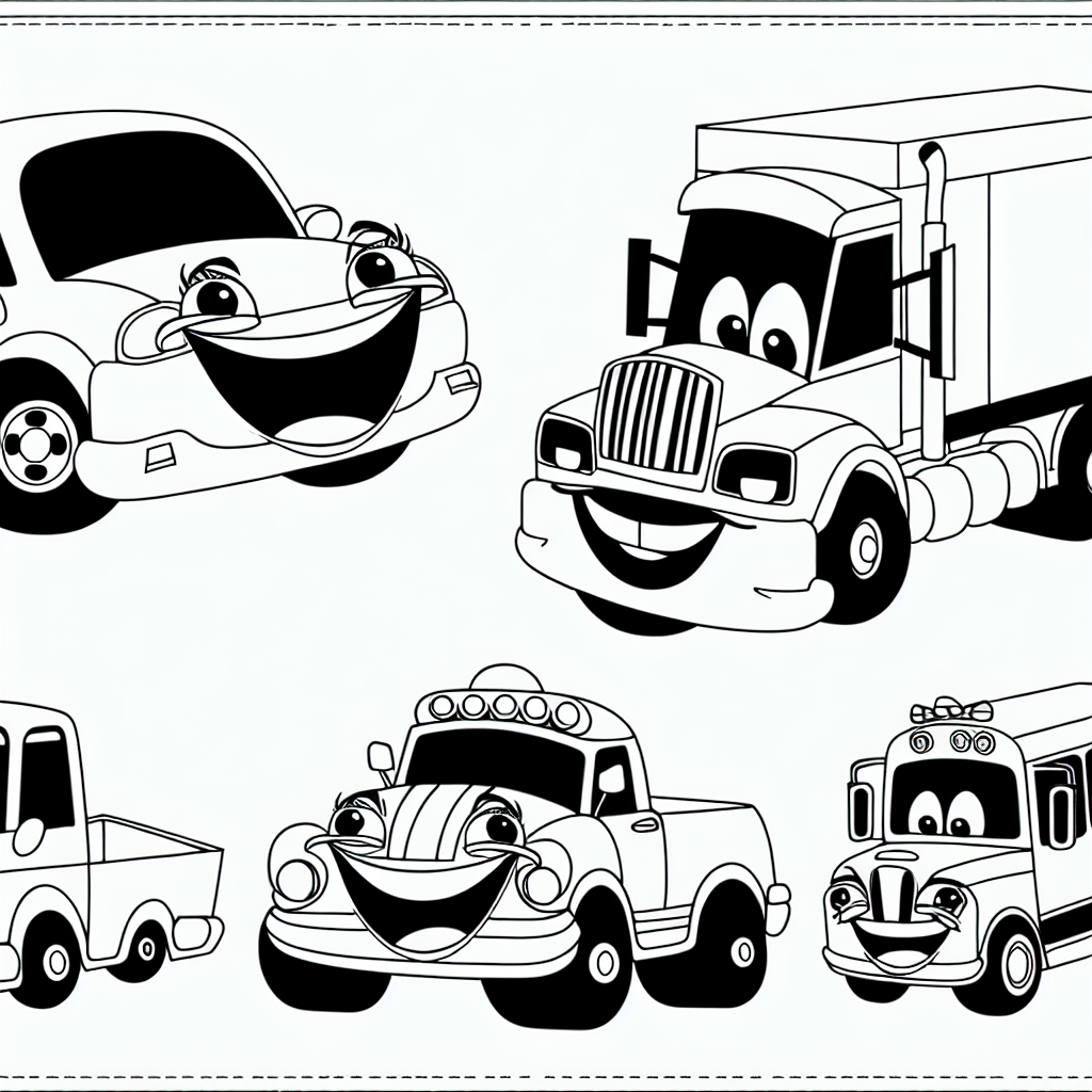 Three Friendly Vehicles