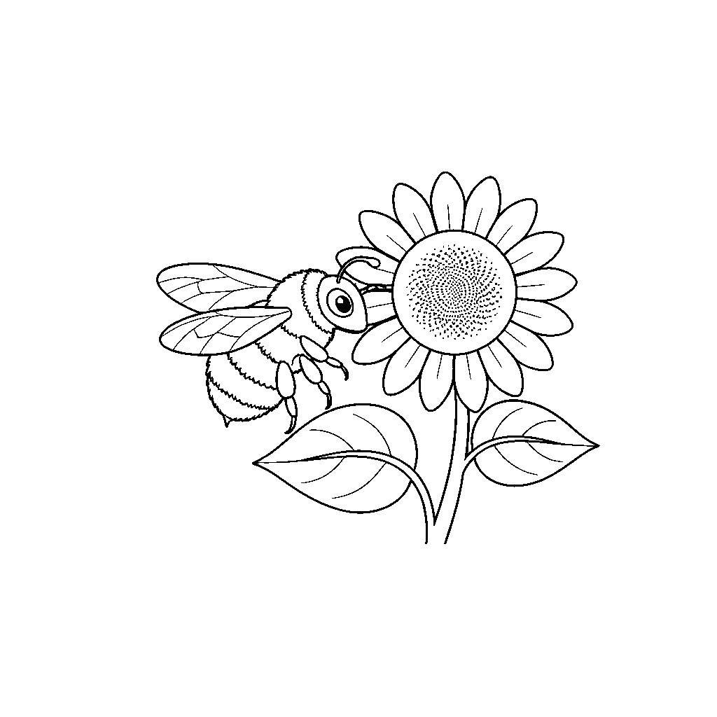 Busy Bumblebee on Blossom