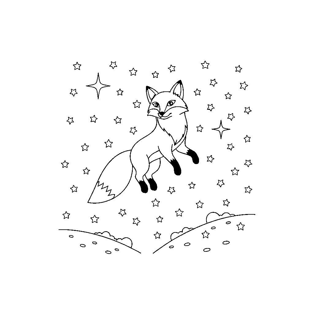 Nebeští Lišák, Který Létá s Hvězdami