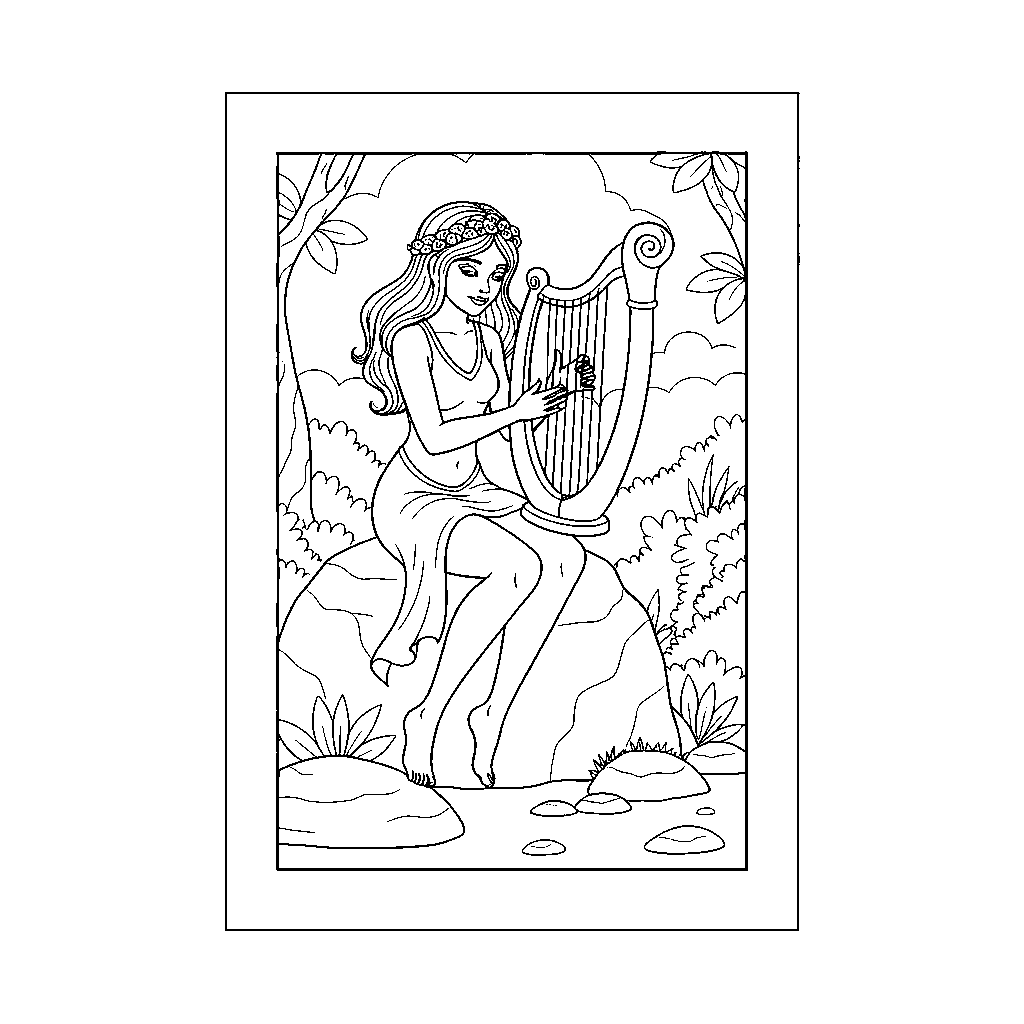 Ninfa Encantadora junto al Arroyo Plateado