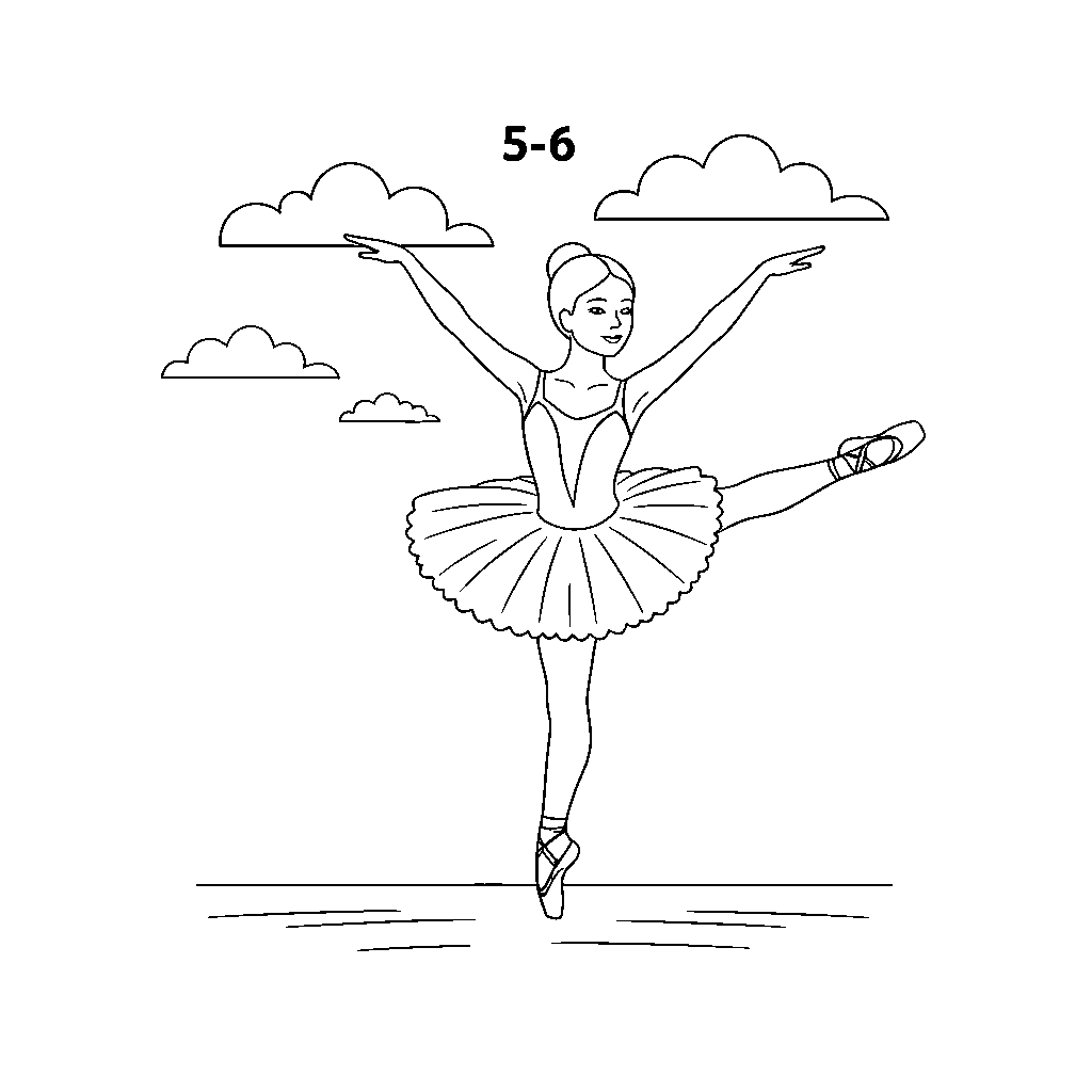 Danzatrice con un Flourish