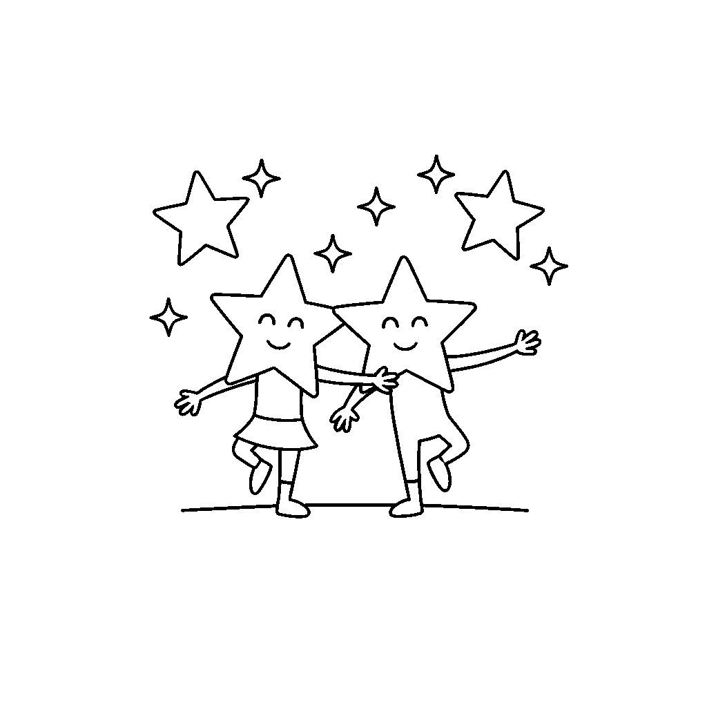 Estrellas Bailarinas en Gravedad Congelada