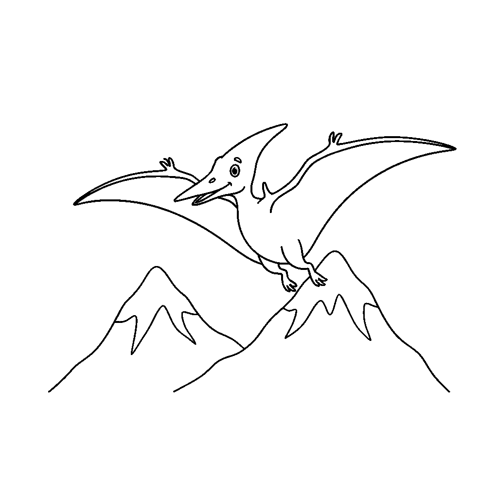 Dino die door de Lucht Vliegt