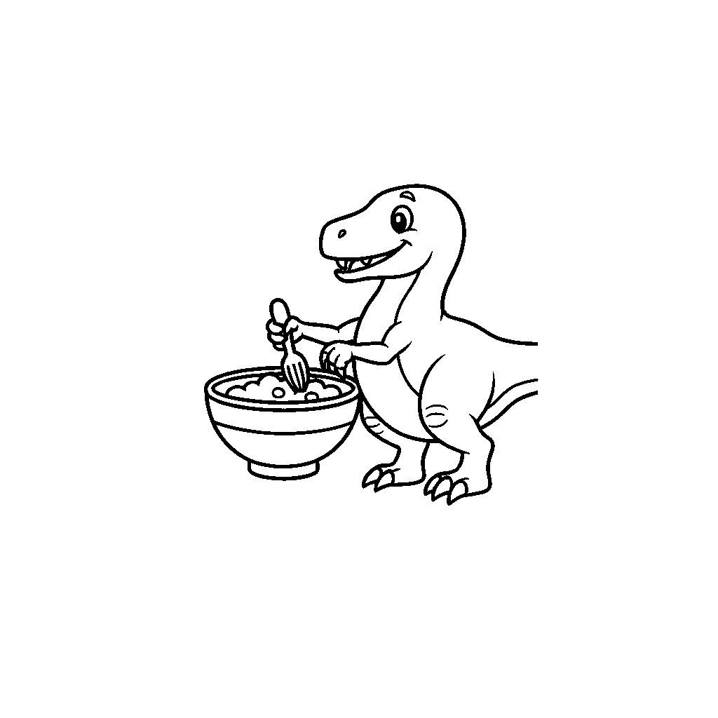 Dinosaur Baking Time