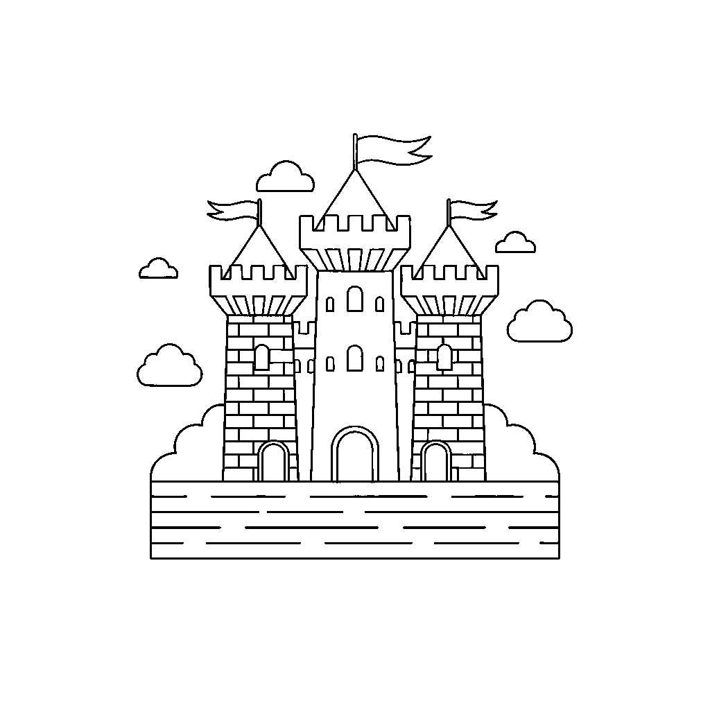 Verzauschloss mit Magischer Brücke