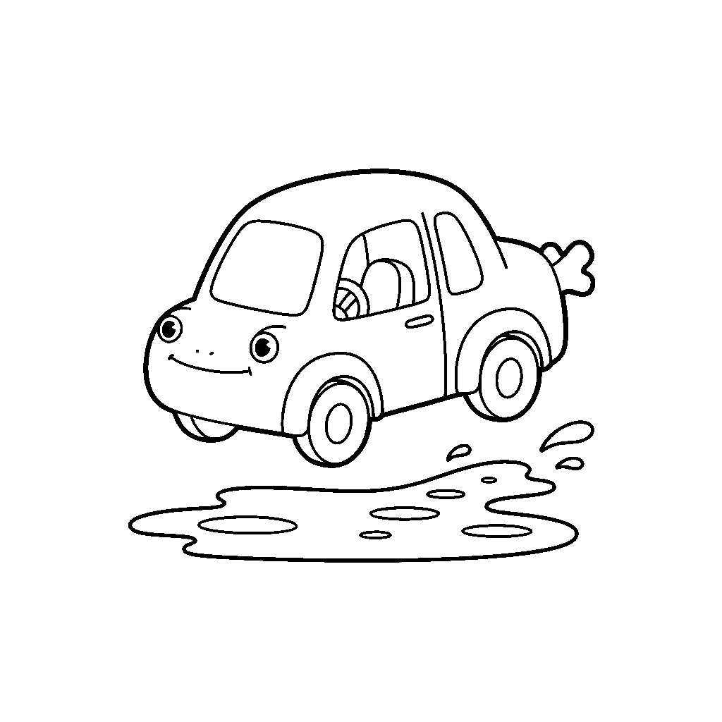 Frog-Mobile in a Splash