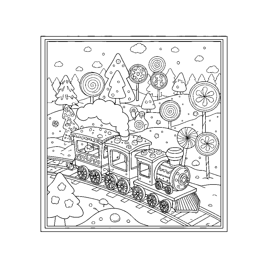 Gember Koekje Trein Reis