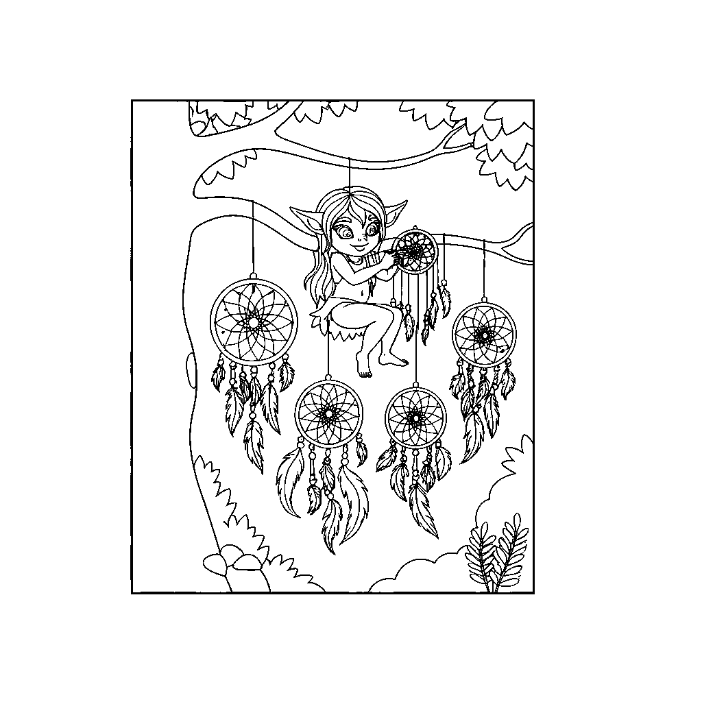 Glistening Sprite Crafting Dreamcatchers