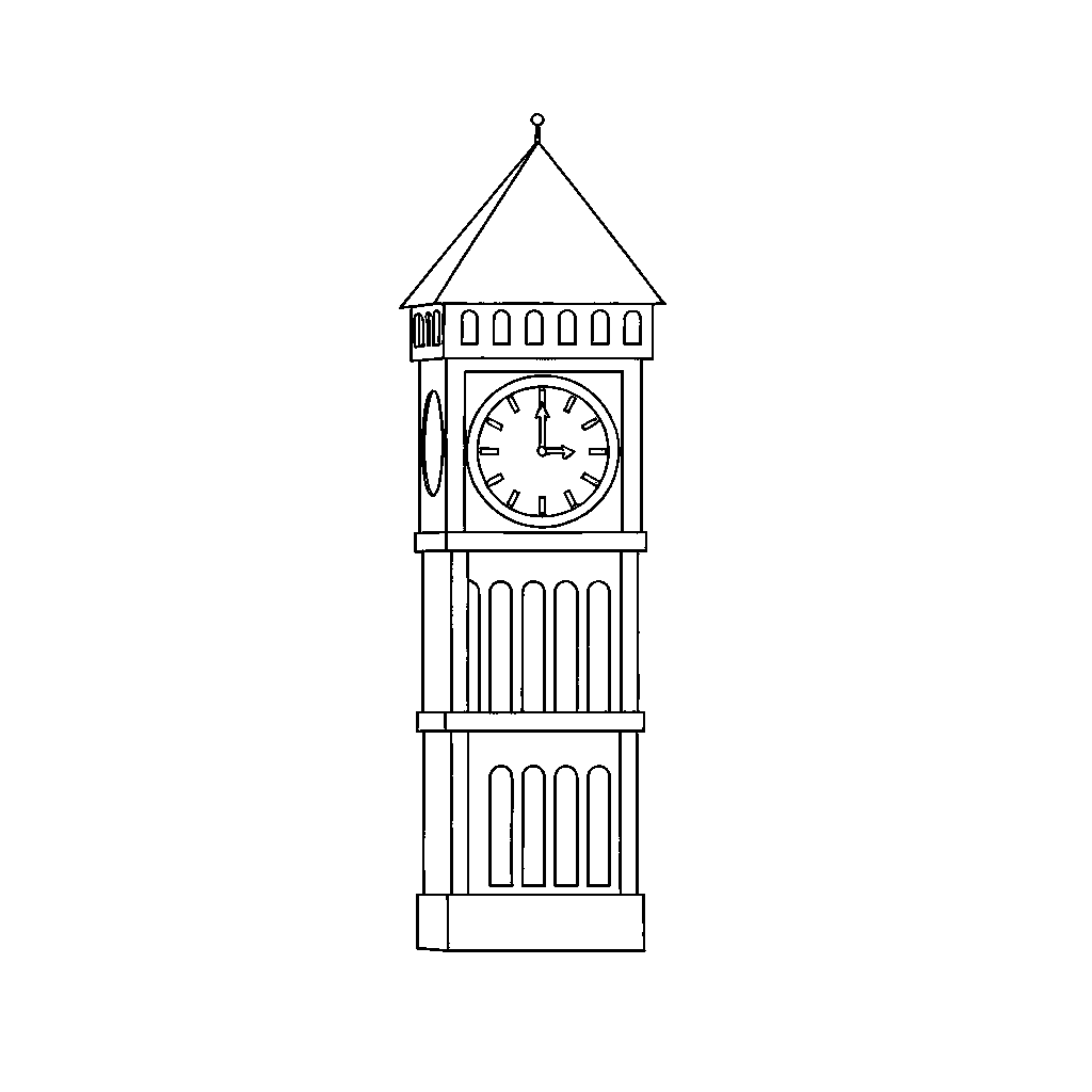 Grand Clock Tower with Chimes