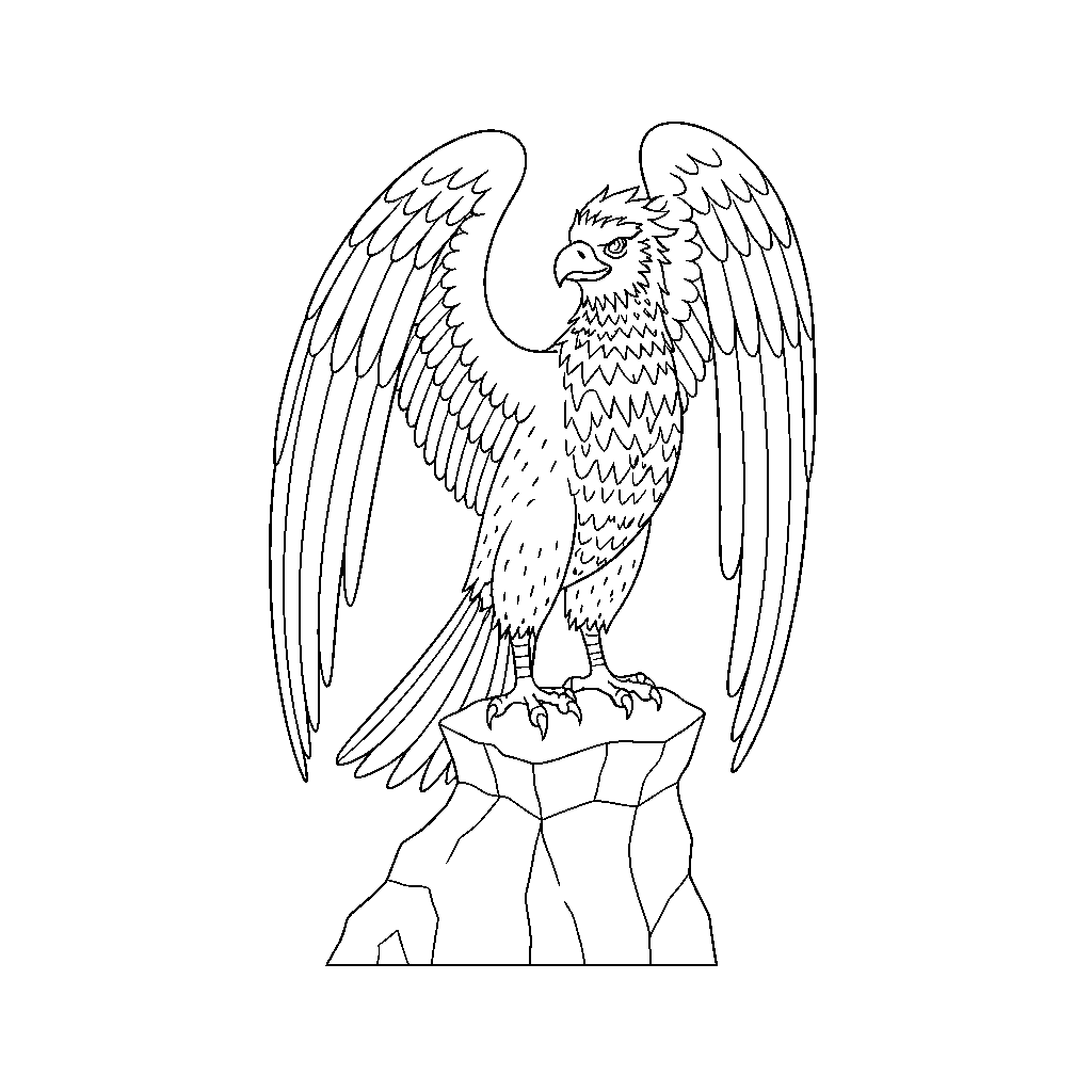 Gryphon Surveying a Hidden Valley