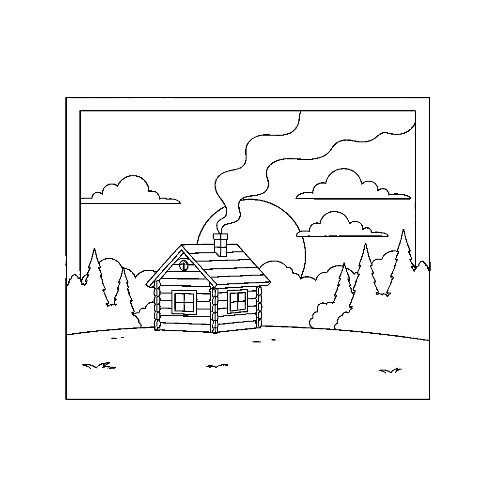 Hidden Cabin by Crystal Lake