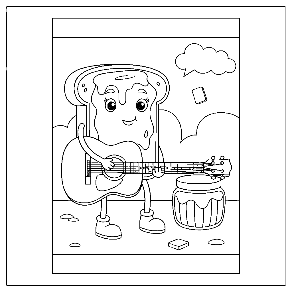 Jubilant Jam Session on Toast