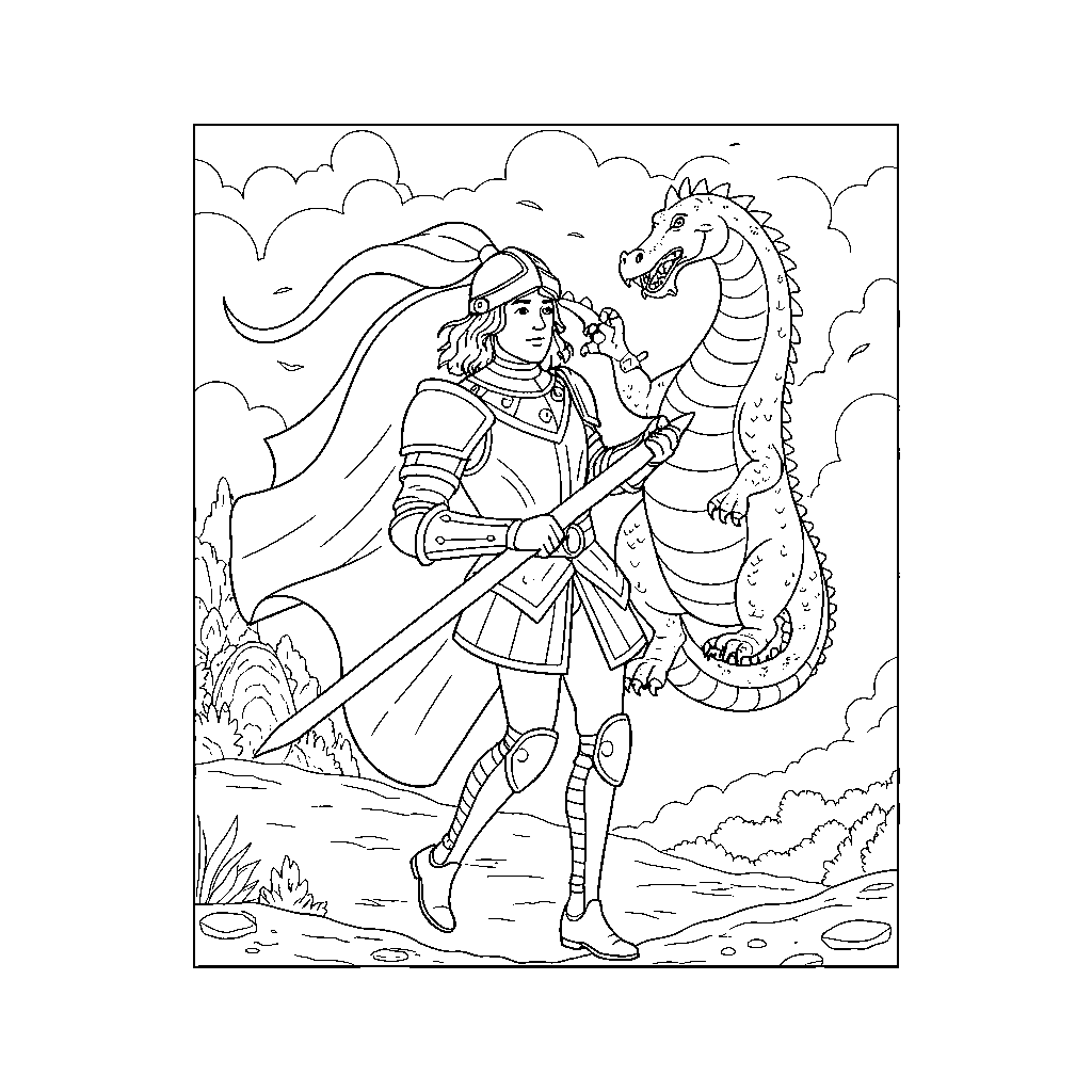 Knight Dancing with a Dragon