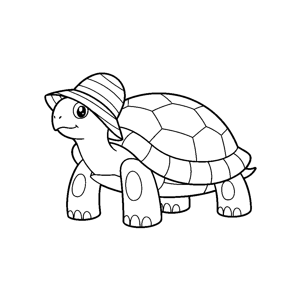 Tartaruga Vivace con Cappello