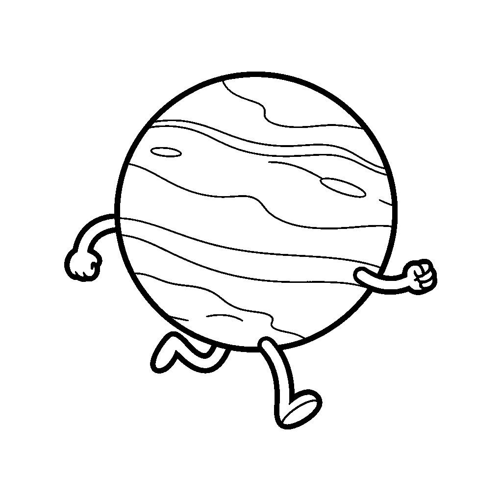 Orbiting Planet Playing Tag