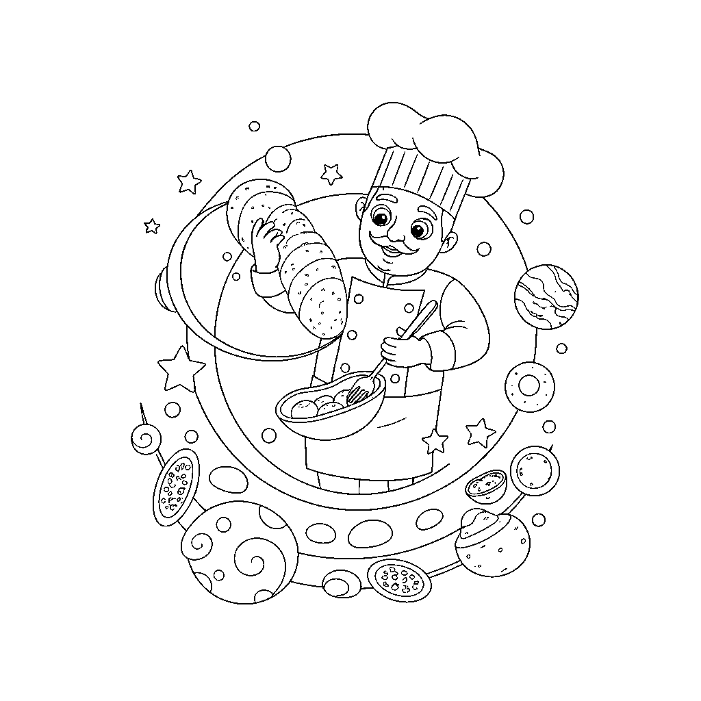 Planetary Chef Baking in Orbit