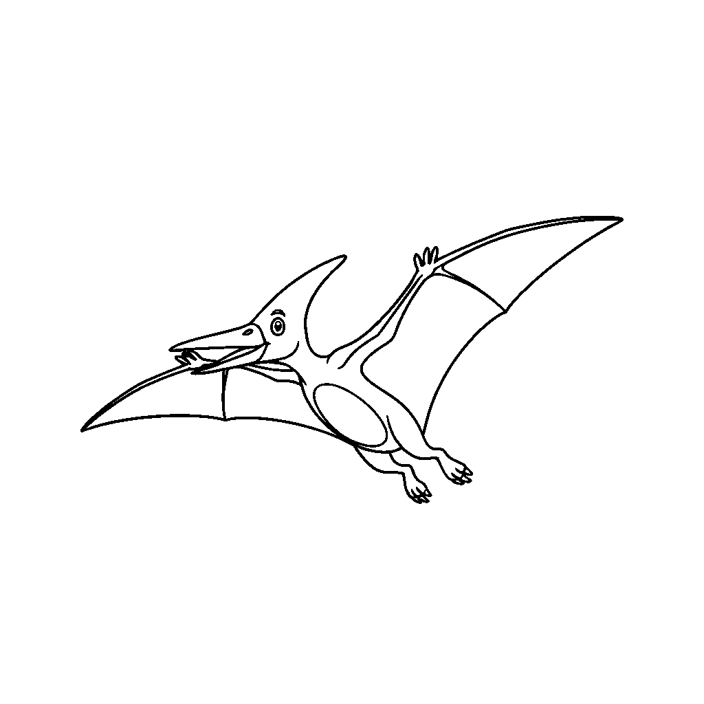 Pterodactyl Catching a Shooting Star