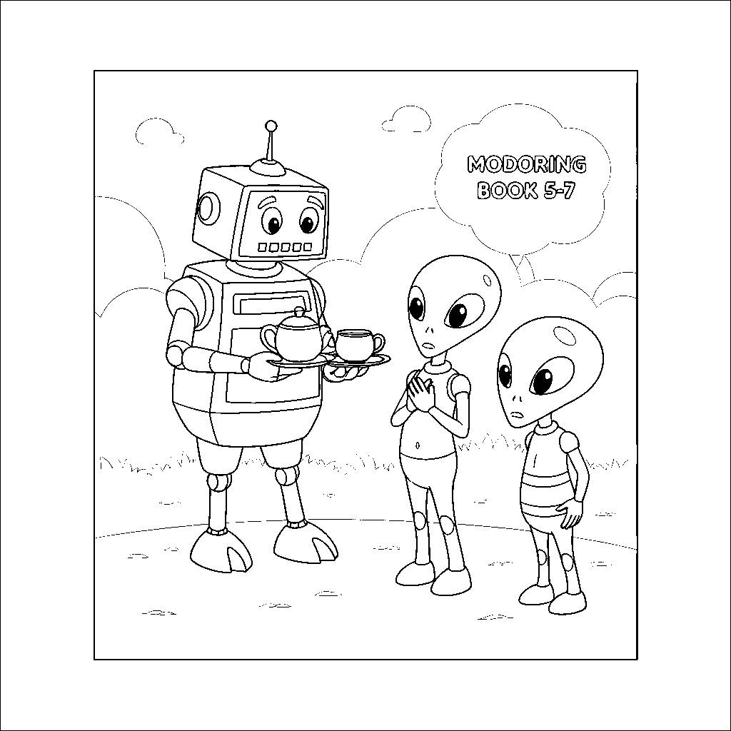 Robot Tea Party on Mars
