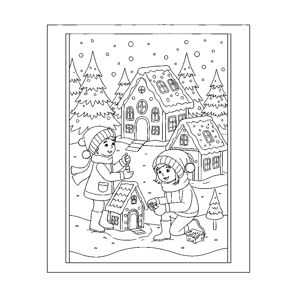 Snowy Village Cookie Extravaganza