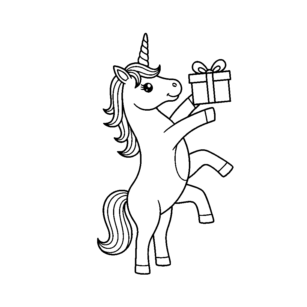 Sparkling Unicorn with Gift Box