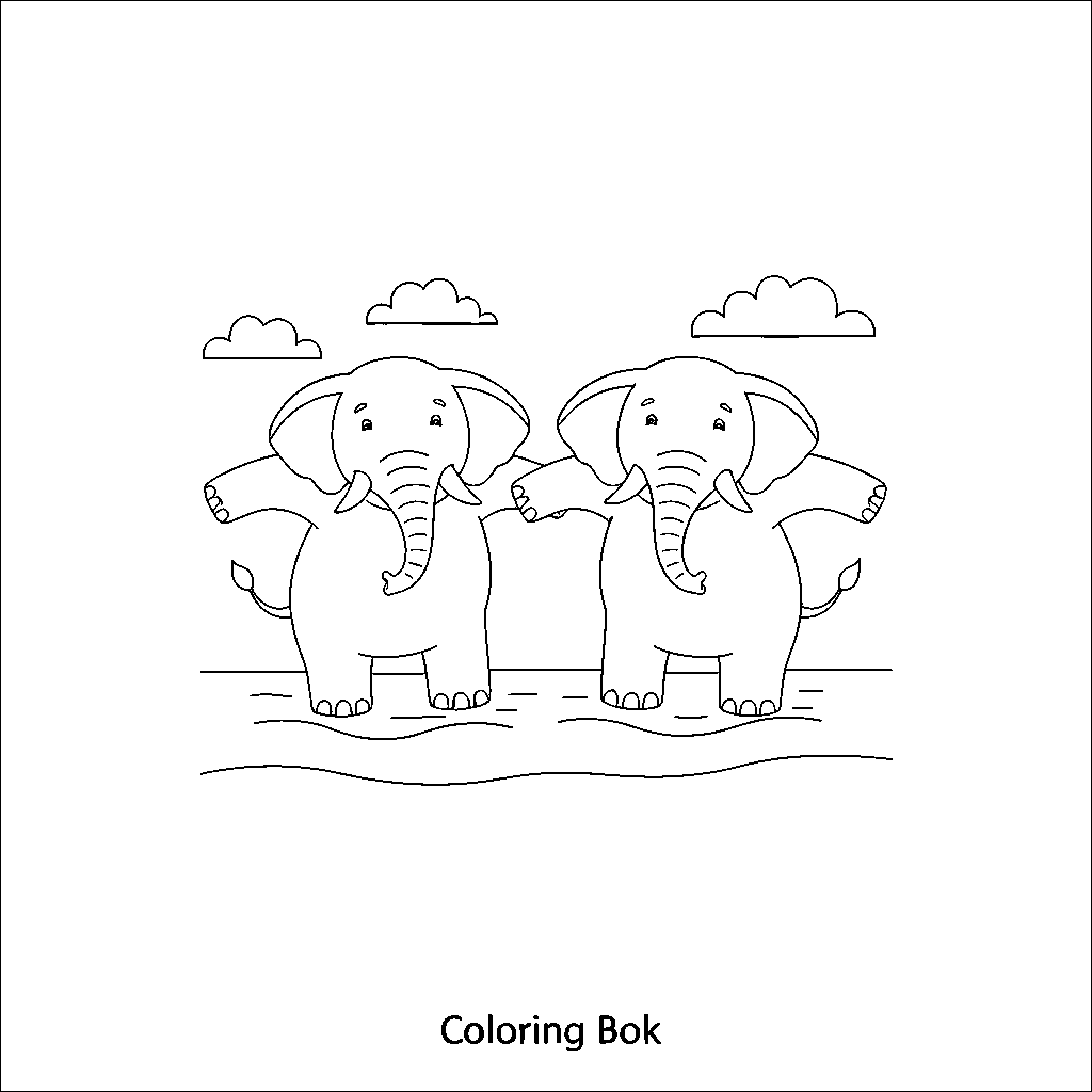 Synchronized Swimming Elephants