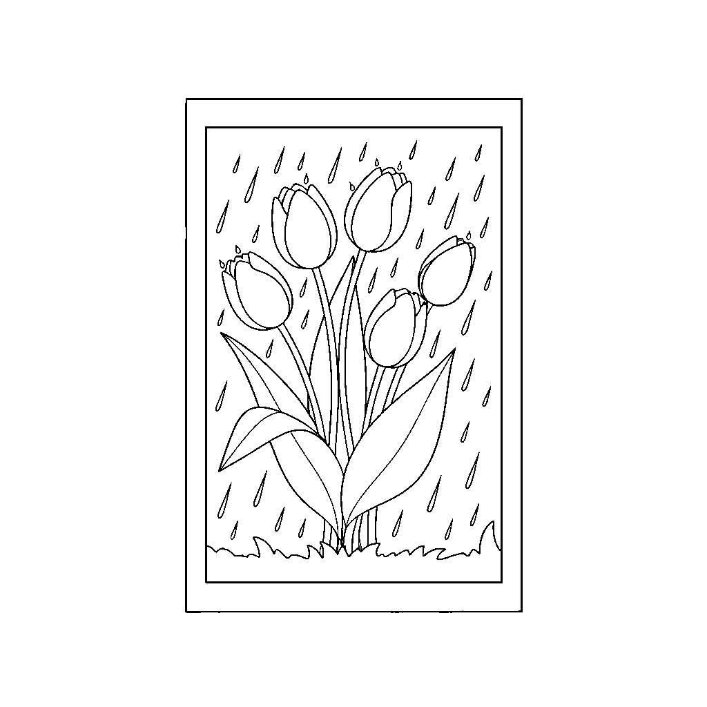 Tulipány v Tanci Kapek Deště