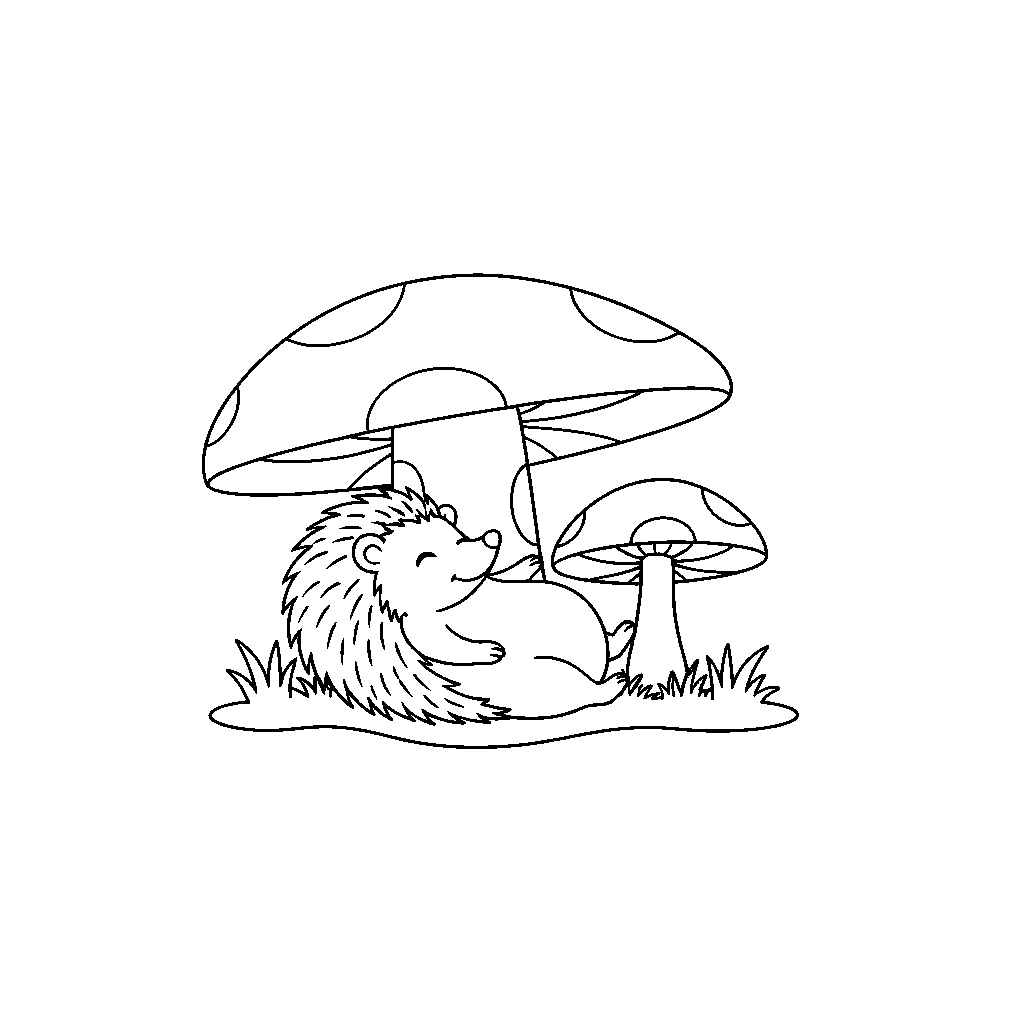 Speelse Egel met Zonnebril